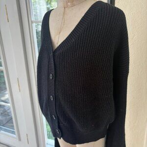 Brass Plum Black Sweater/Cardigan